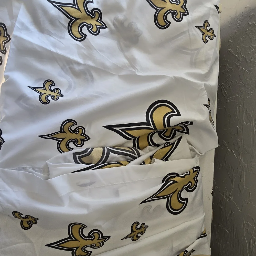 New Orlands Saints Curtians Set Of 4